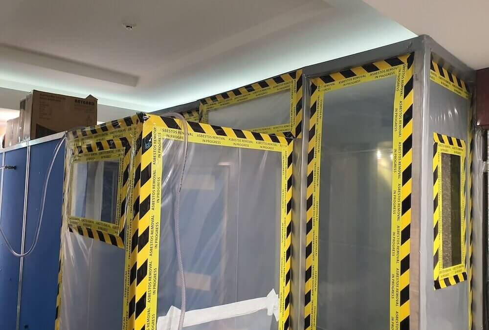 Friable asbestos removal – Lift shaft environmental clean – Wellington