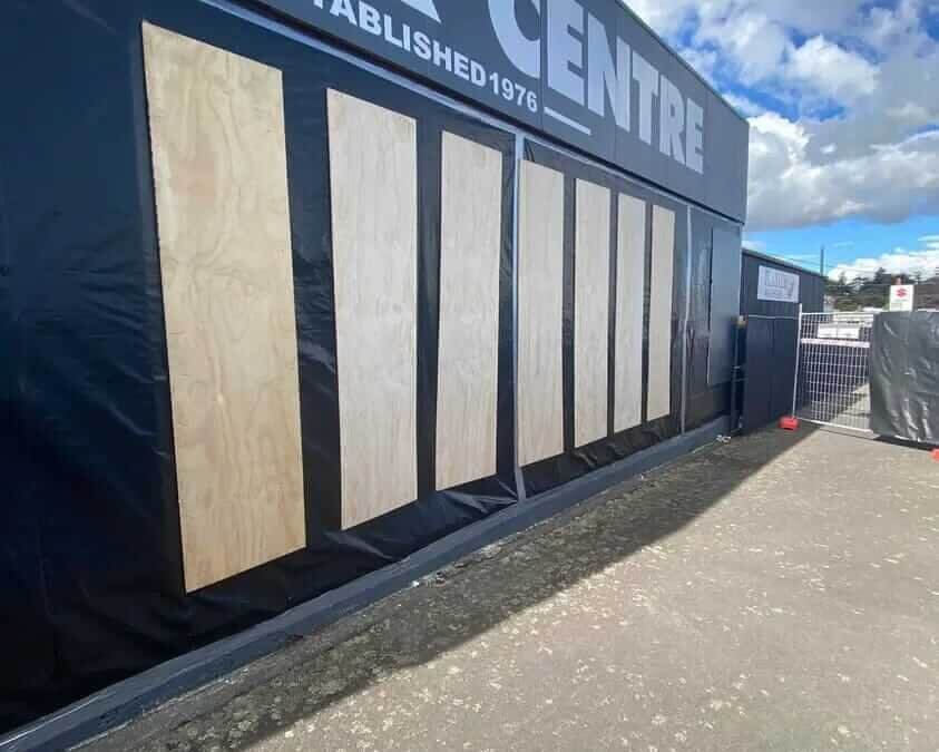 Non-friable Asbestos removal – External cladding at a workshop in Masterton